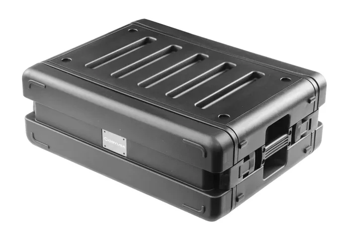 Odyssey VR3SMIC4ZP, Watertight 3U Rack Case with 4 Microphone Compartments Supply - Image 2
