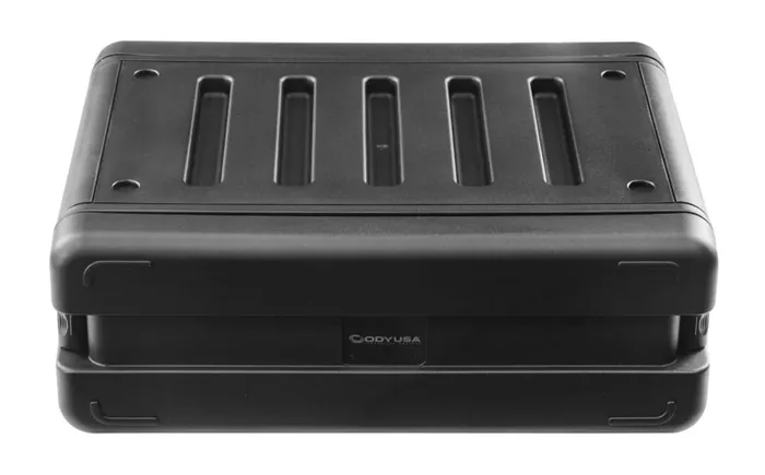 Odyssey VR3SMIC4ZP, Watertight 3U Rack Case with 4 Microphone Compartments Supply - Image 3