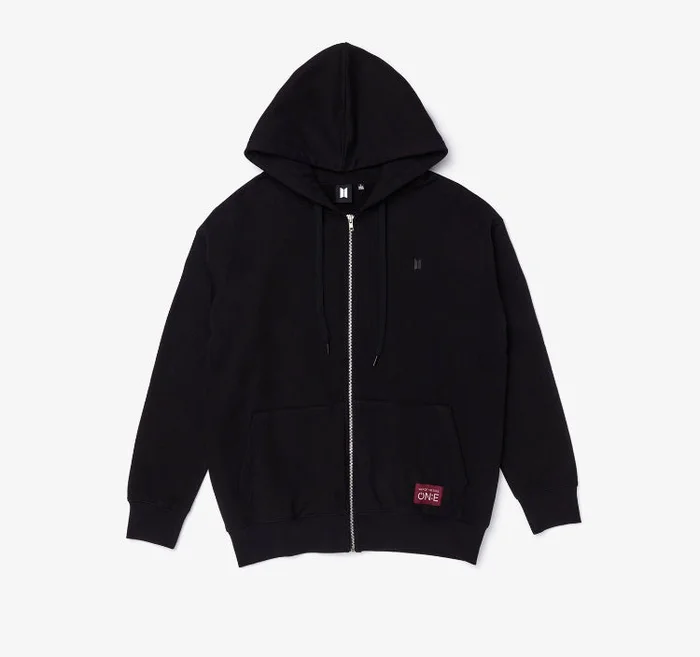 Official BTS Map Of The Soul On:E MD – Zip Up Hoodie