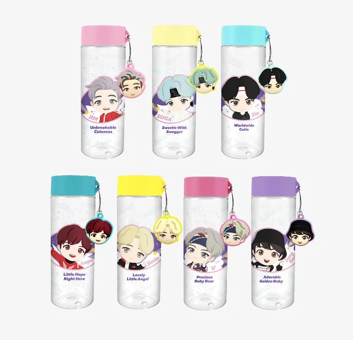 Official BTS x Tinytan Pendant Tritan Bottle