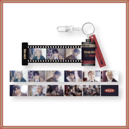 Official Stray Kids -[1st#Lovestay’skz-X’] Film Photo Keyring