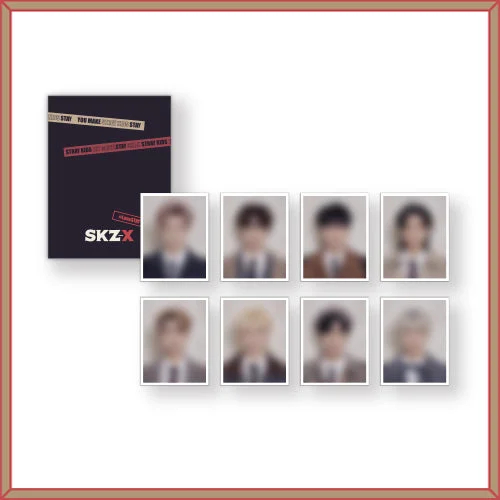 Official Stray Kids -[1st#Lovestay’skz-X’] Id Picture Set Of 8