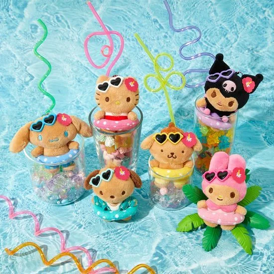 [Olive Young x Sanrio] 10X10 Sanrio Character Tanning Doll Keyring