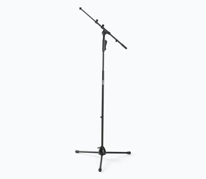 On Stage MS7550, One-Handed Mic Stand with Tripod Base – Black