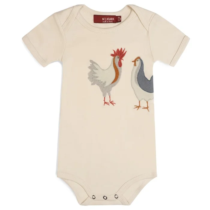 Onesie Applique (Short Sleeve) – Chicken