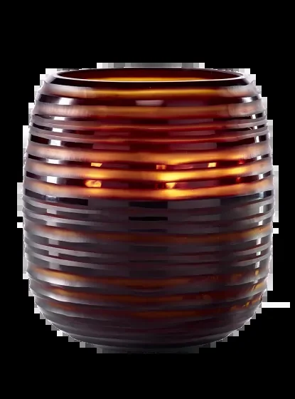 Onno Collection Sphere Amber Zanzibar X-Large Candle