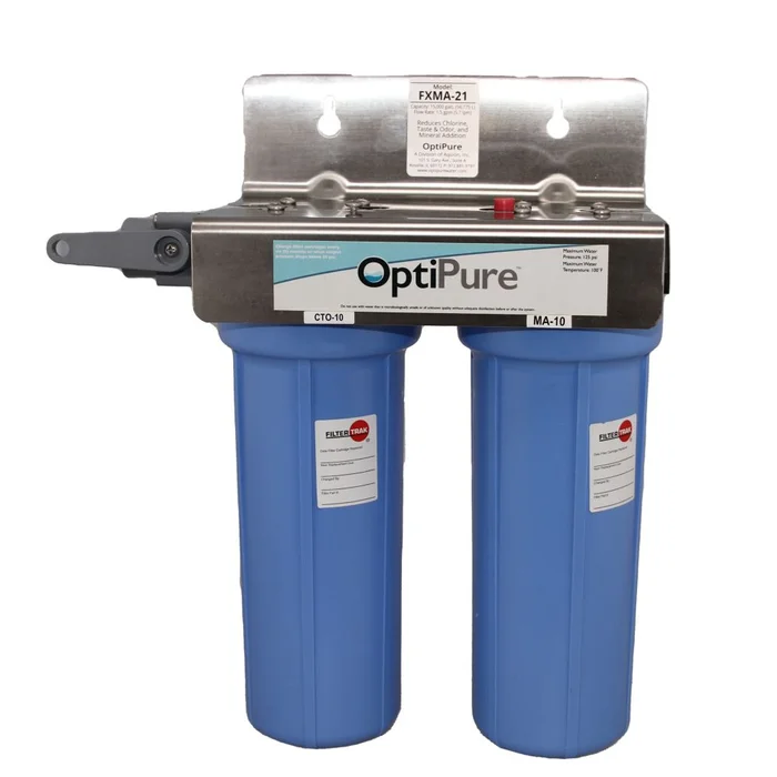 Optipure FXMA-21; Reduce Sediment, Chlorine with Mineral Addition – pH Adjustment