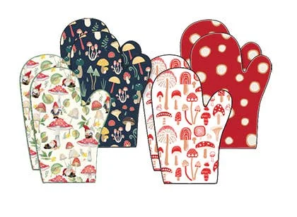 Oven Mitts – Mushroom Collection