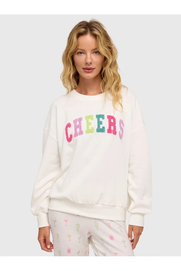 OVERSIZED CHEERS SWEATSHIRT
