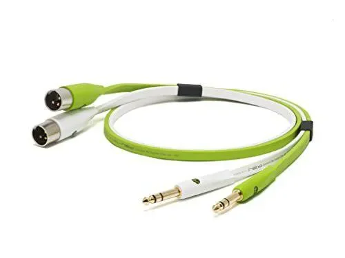 Oyaide DJ Cbale 1/4″ TRS to XLR Male Class B TXM Cable 2m Green on Sale