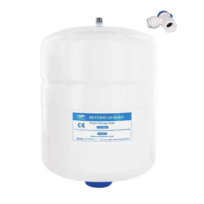 PAE RO-120 Reverse Osmosis Storage Tank Powder Coated Steel 2.1 Gal with Tank Valve