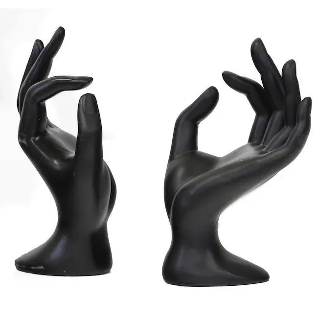 Pair of Hands – Curved Fingers Black