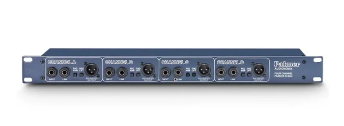 Palmer PAN 03 PASS 19″ Passive Four-Channel DI Box
