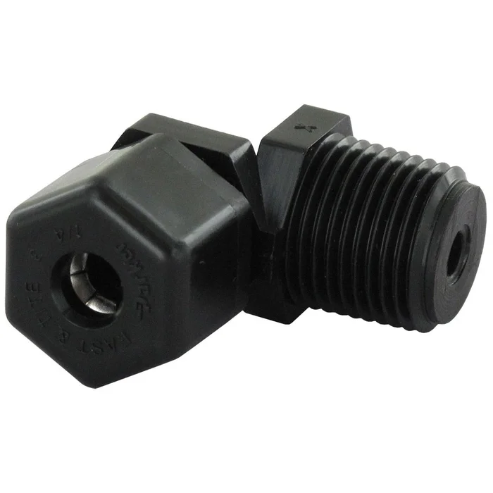 Parker P4ME6 Fast & Tite Male Connector 1/4 Compression X 3/8 MNPT