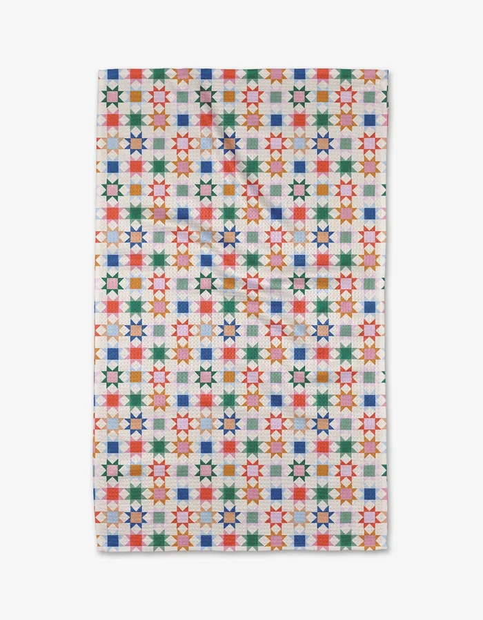 Patchwork Picnic Tea Towel