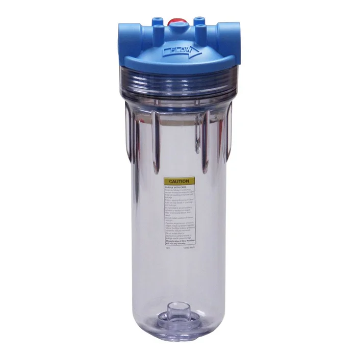 Pentek 10″ 3G Slim Line Filter Housing Blue/Clear MB w/ PR – 1/2″ FPT