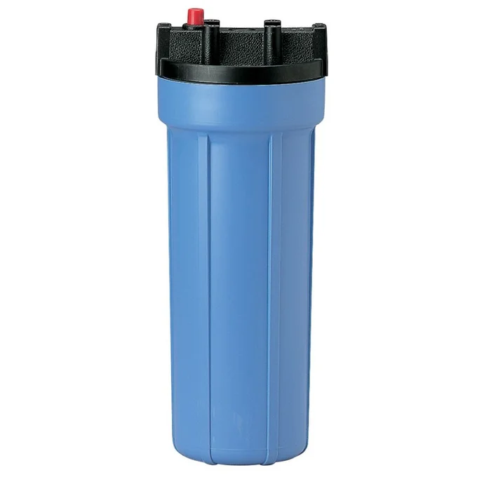Pentek 10″ Slim Line Water Filter Housing Black/Blue w/ PR