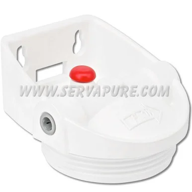 Pentek 154859, 3G – 3/8” QC Integral Bracket White Cap w/PR for Slim Line