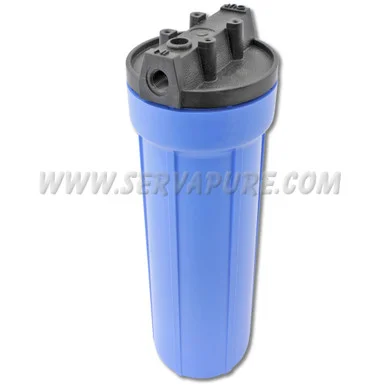 Pentek 158114, Slim Line, 1/4” In/Out, 10” Blue/Black, No PR