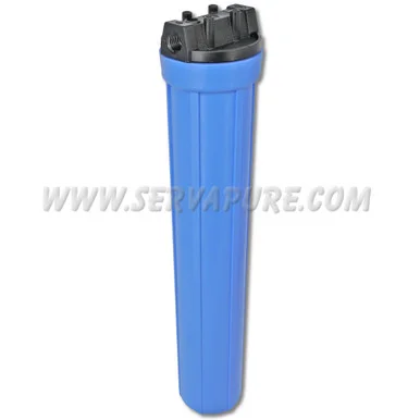 Pentek 158205, Slim Line, 1/2” In/Out, 20” Blue/Black, No PR