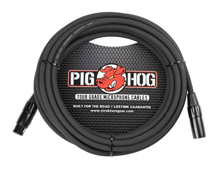 Pig Hog PHM15 8mm XLR Microphone Cable – 15ft