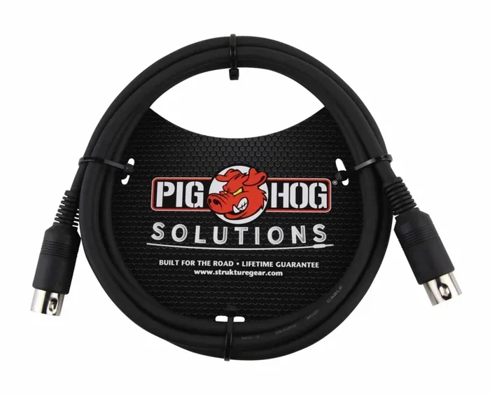 Pig Hog PMID03, 5-Pin MIDI Cable – 3 Ft
