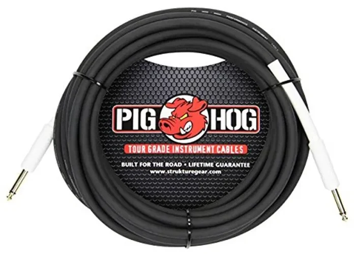PigHog PH25 1/4 to 1/4 8mm Instrument Cable, 25 feet