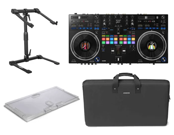 Pioneer DDJ-REV7, 2-Channel DJ Controller Package with Cover, CTRL Case and Laptop Stand Online