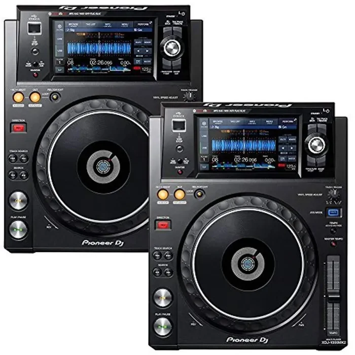 Pioneer XDJ-1000MK2 Digital DJ Media Player with WiFi Playback Package – Pair