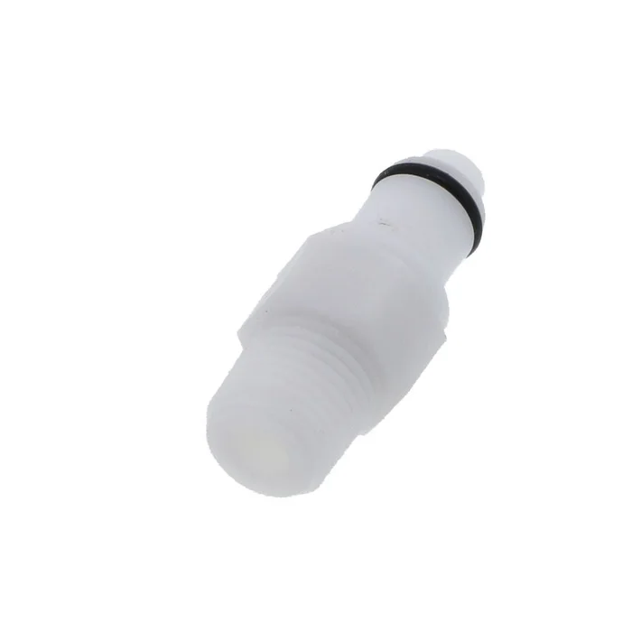 PLCD24004BSPT Valved Male Thread Coupling Insert 1/4 BSPT