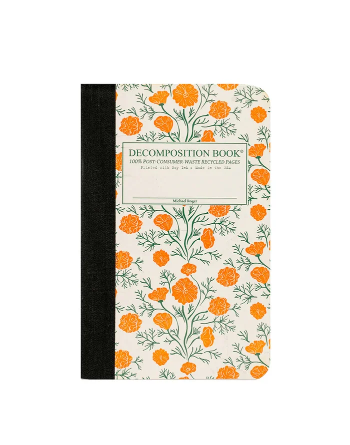 Pocket Decomposition Book- California Poppys