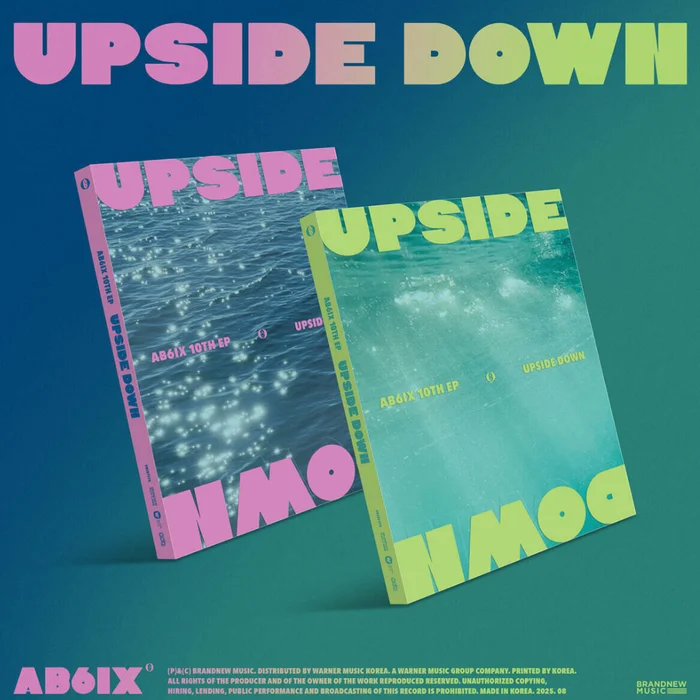 (PRE-ORDER) AB6IX – 10TH EP [UPSIDE DOWN] [PHOTOBOOK VER.] (2 VERSIONS) RANDOM