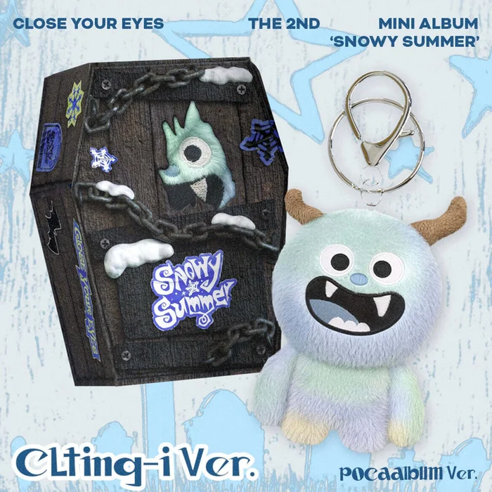 (PRE-ORDER) CLOSE YOUR EYES – 2ND MINI ALBUM [SNOWY SUMMER] CLTING-I VER. (POCAALBUM)