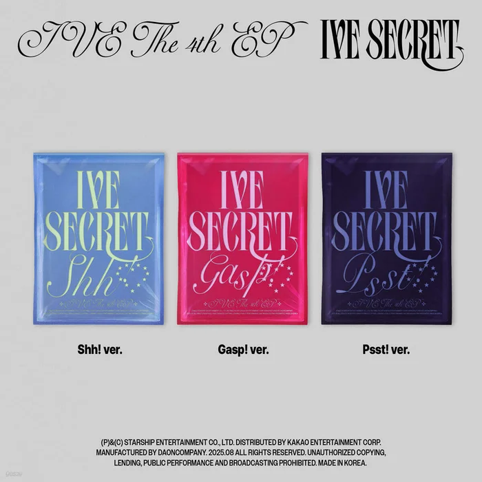[PRE-ORDER] IVE – THE 4th EP IVE SECRET