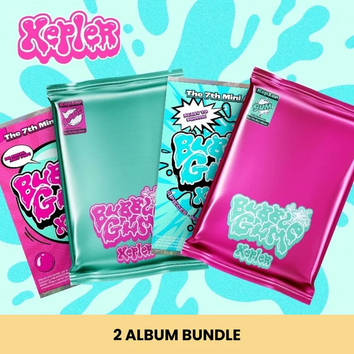(PRE-ORDER) KEP1ER – THE 7TH MINI ALBUM [BUBBLE GUM] (2 VERSIONS) BUNDLE