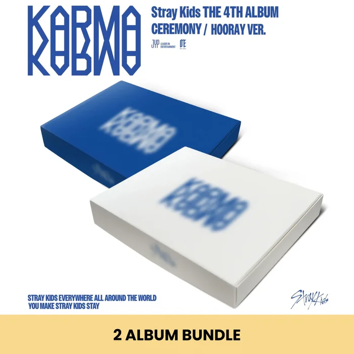 (PRE-ORDER) STRAY KIDS – KARMA (2 VERSIONS) BUNDLE