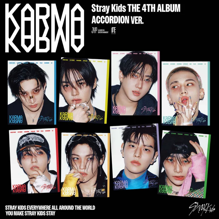 (PRE-ORDER) STRAY KIDS – KARMA (ACCORDION VER.) (8 VERSIONS) RANDOM