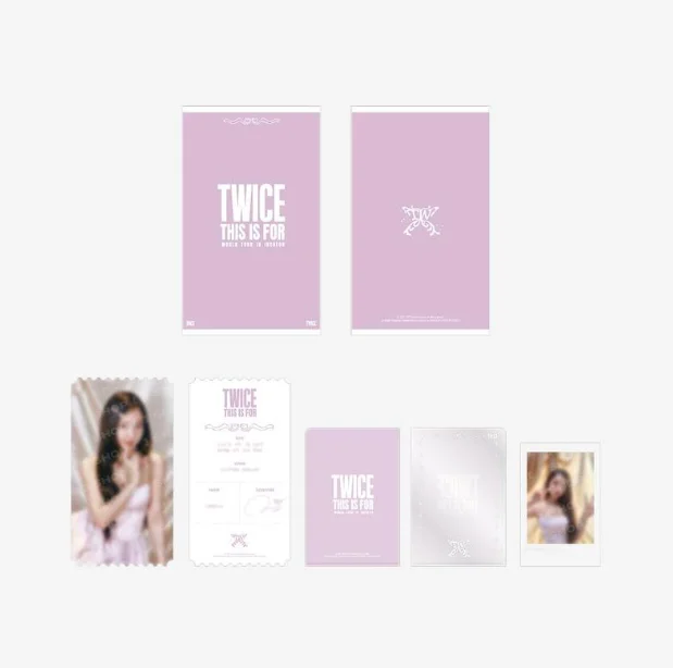 (PRE-ORDER) TWICE – TWICE WORLD TOUR IN INCHEON MD – SPECIAL TICKET SET (9 VERSIONS)