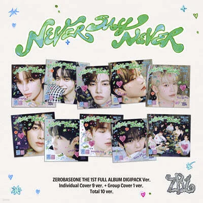 [PRE-ORDER] ZEROBASEONE – The 1st Full Album NEVER SAY NEVER (Digipack Ver.) (Random Ver.)