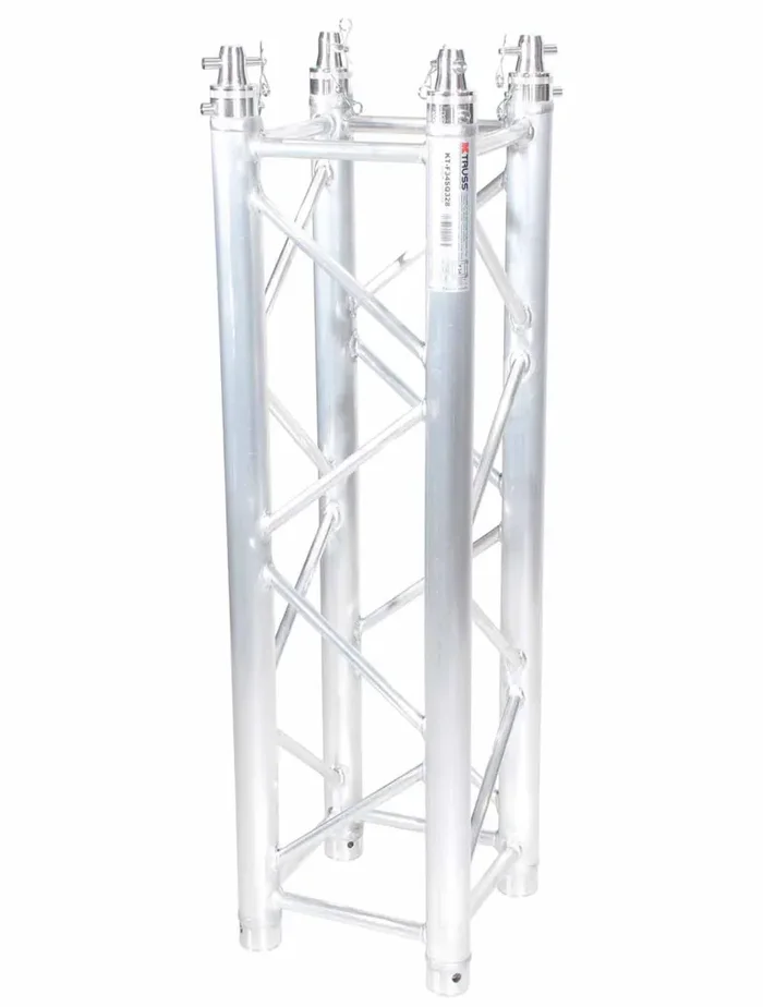 ProX KT-F34SQ328, 1M K-Truss F34 Economy Light-Structural Aluminum Truss 1.5mm Wall – 3.28 Feet