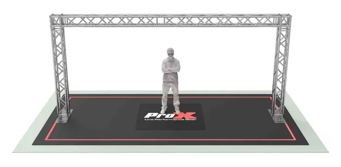 PROX KTP-20X09 Goal Post Truss System – 19.75 Ft W x 9.20 Ft H – K Series Light Duty