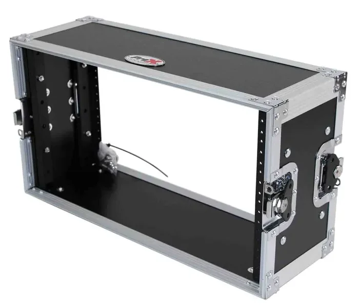 ProX X-6U7D 6U Deluxe Effects Rack 7 In Deep Rail to Rail with Handles