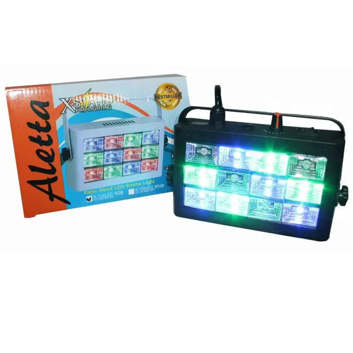 ProX X-724LED RGB Aletta LED Strobe Light Palm Sized