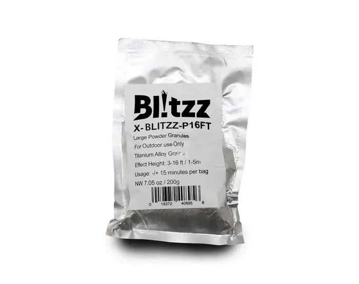 ProX X-BLITZZ-P16FT, Blitzz Large Powder Cold Spark Effect Granules for Titanium Alloy Grains Effect – Height 3-16ft