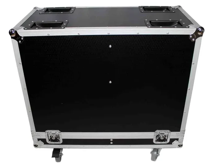 ProX X-RCF-TT25-AX2W Flight Case for Two RCF-TT25-A II High Definition Two-Way Speakers with 4 Inch Wheels