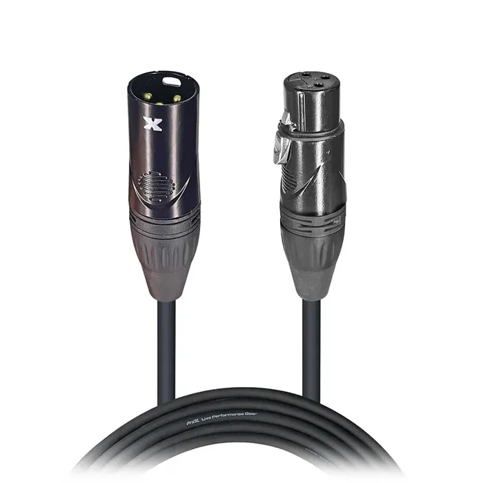 ProX XC-DMX15, DMX XLR3-M to XLR3-F High Performance Cable – 15 Feet