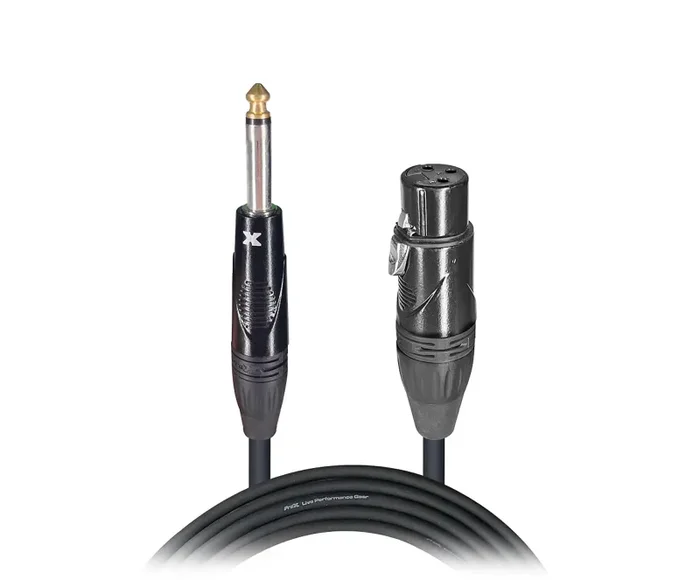 Prox XC-PXF25 Unbalanced 1/4″ TS to XLR3-F High Performance Audio Cable – 25 Feet