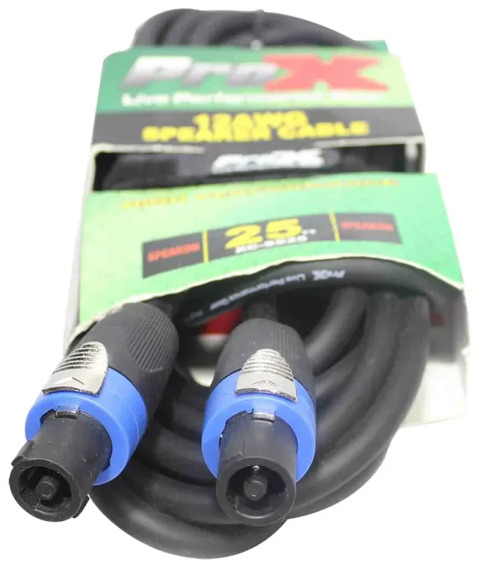 Prox XC-SS25 SpeakOn to SpeakOn 12AWG High Performance Speaker Cable – 25 Feet Online Sale