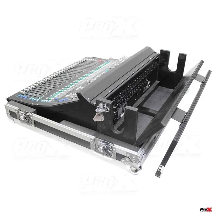 ProX XS-AHSQ5DHW DJ Flight Road Case for Allen and Heath SQ5 Console With Doghouse and Wheels Online Hot Sale