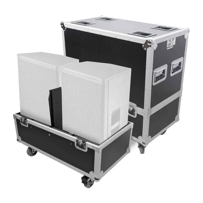 ProX XS-SP2X12WMK2 Universal ATA Flight Case for Two 12-Inch Speakers QSC K12 JBL PRX812 Online now